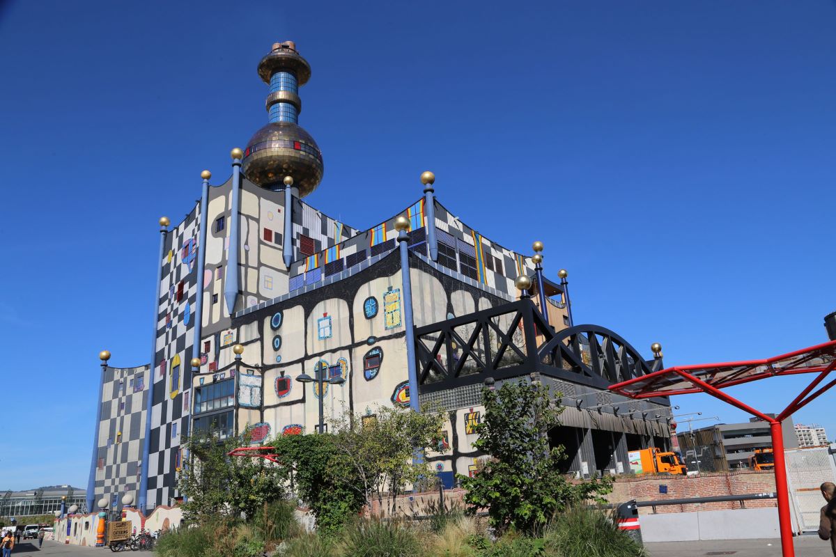 Foto der Müllverbrennungsanlage Spittelau, Wien